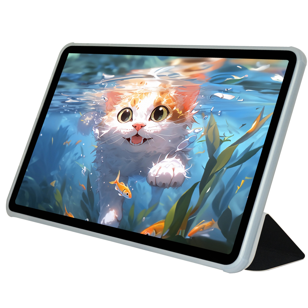 Case For Teclast T60plus 12 Inch Tablet,TPU Soft Shell Fold Stand Cover For T60 plus + Stylus Pen. 