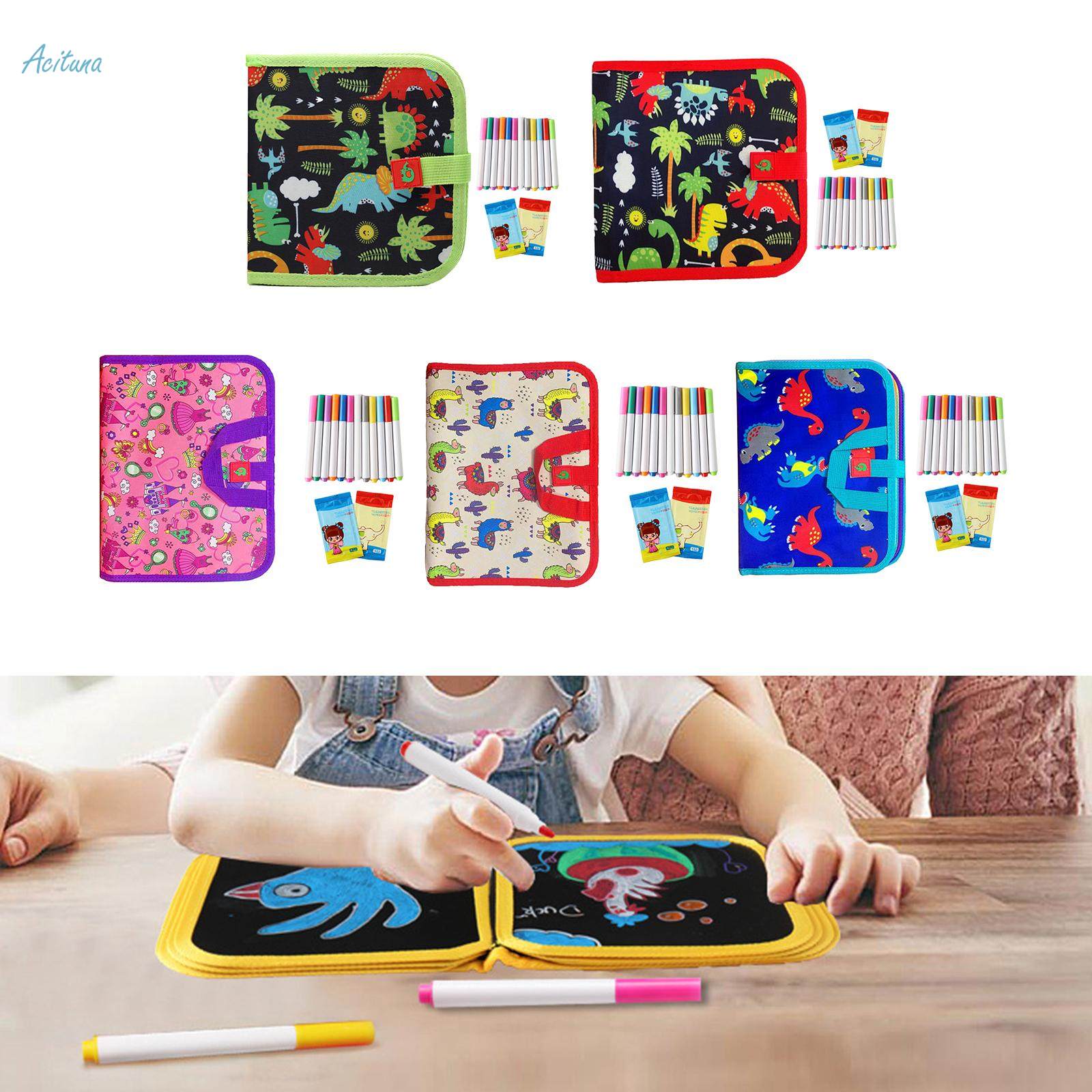 Kids Erasable Book Doodle Set Boys Girls Writing Painting Set Painting Toys