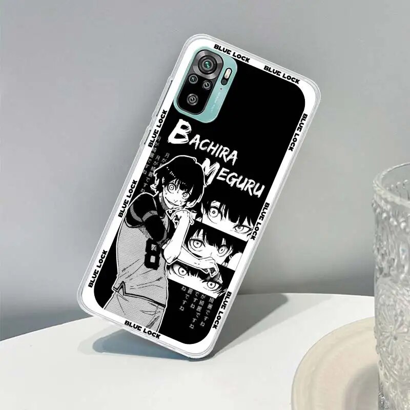 Anime Blue Lock Cover Phone Case for Xiaomi Redmi 10C 10A 10 9C 9A 9 9T 12 12C 8 8A 7 7A 6 6A S2 K20 K30 K40 Pro Coque Phone Cas. 