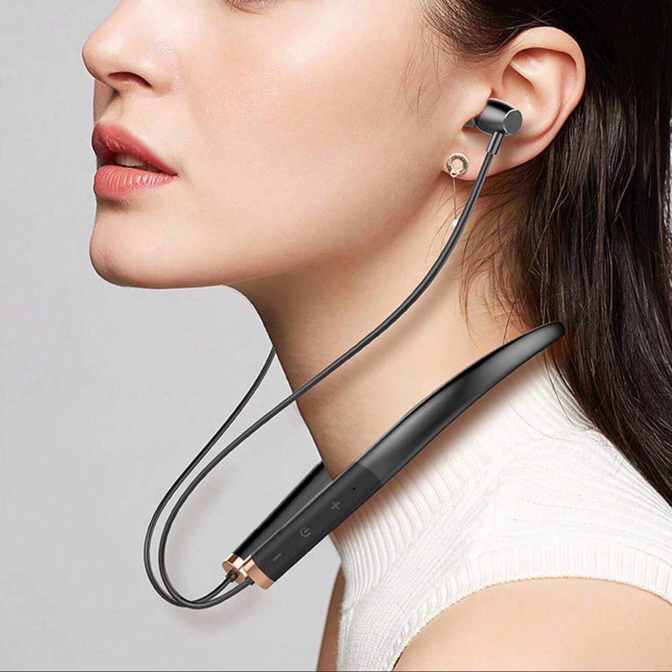 New CNB-04 Sports Bluetooth Neckband Waterproof ENC Noise Cancelling Stereo Touch Control Headphones. 