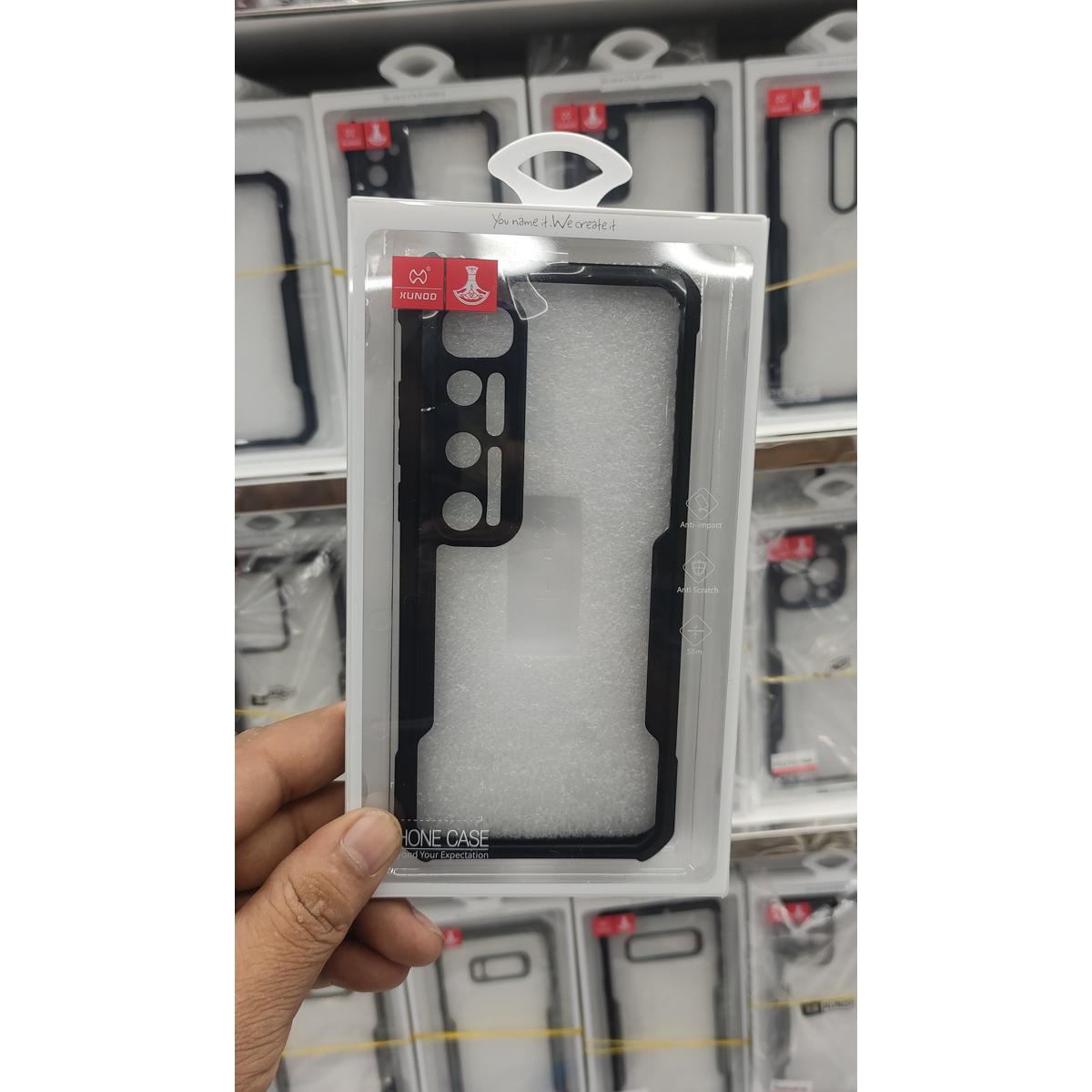 For Xiaomi Mi 10 Ultra Case Xundd Military Grade Drop Tested Ultra Thin Transparent Back Cover Reinforced Corner with Shockproof Soft TPU Bumper Frame Cover Suitable For Xiaomi Mi 10 Ultra Phone