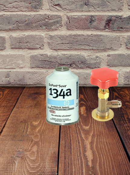 Dupont Suva R-134A Automotive A/C Air Conditioning Rrfrigerant With Can Valve. 