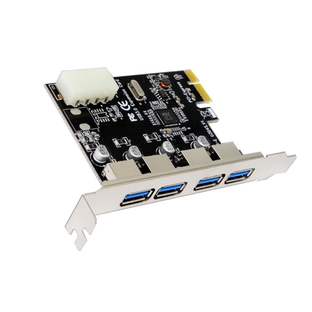 5 Gbps Speed PCI express PCIe USB 3.0 hub adapter controller USB 3 0 PCIe express 1x Adapter 4 Port USB 3.0 PCI-e Expansion Card. 