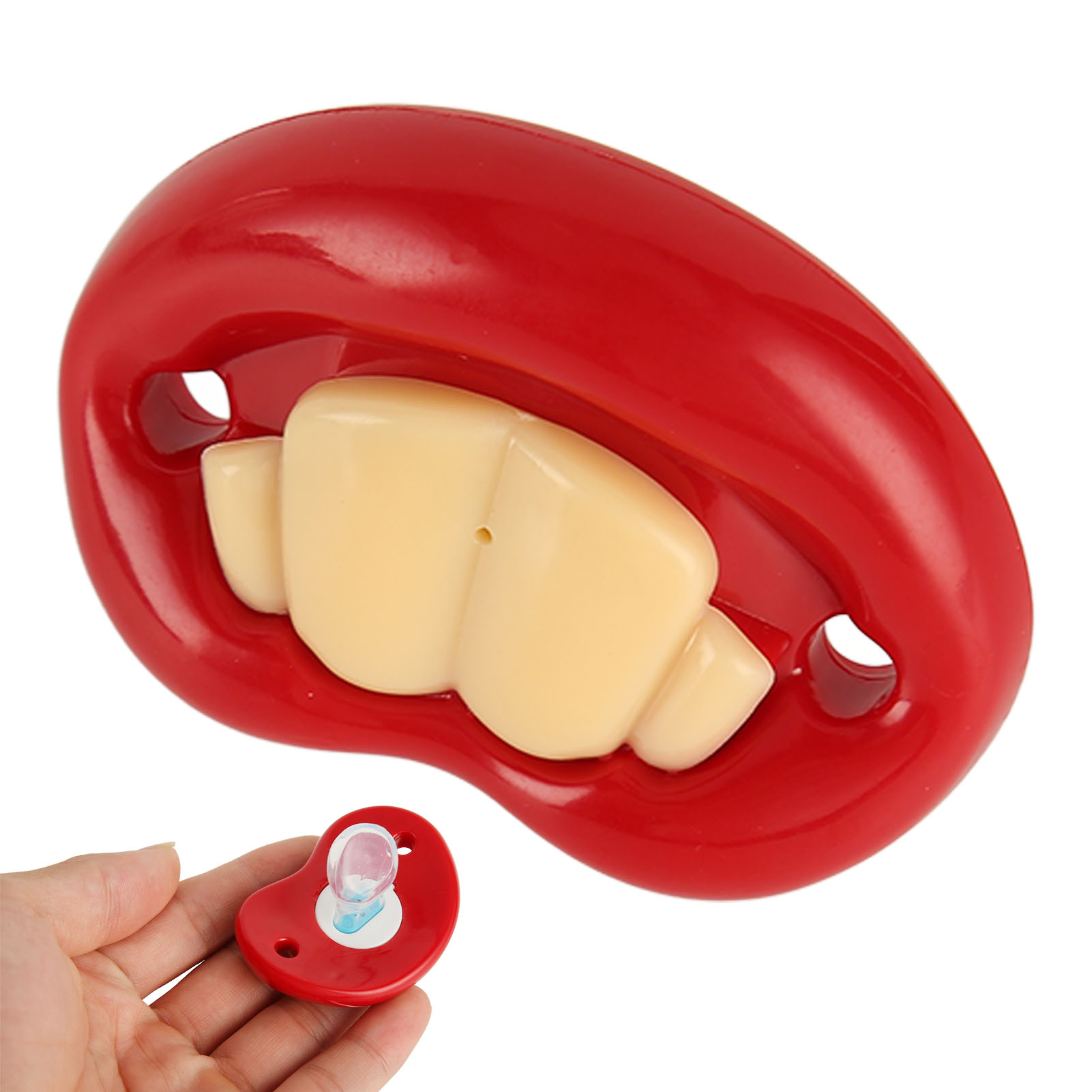 Funny Pacifier Dummies And Teeth Funny Baby Pacifiers, Soft