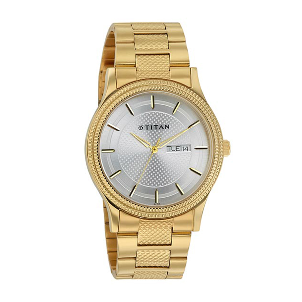Titan 1650YM05 Silver Silver Dial Analog Watch for Men