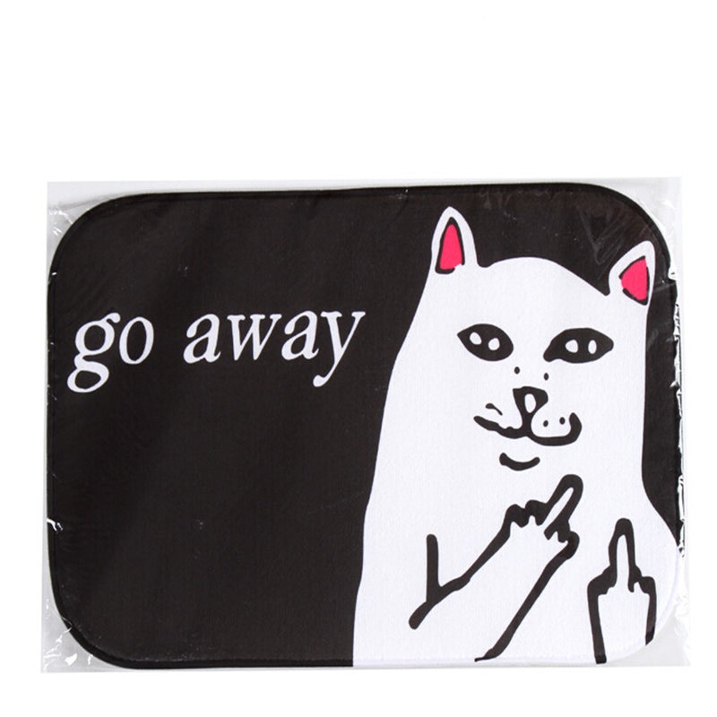 1PC Durable Funny Sarcasm Go Away Floor Mat Doormat Carpet Non Slip Indoor Outdoor Non Slip Carpet. 