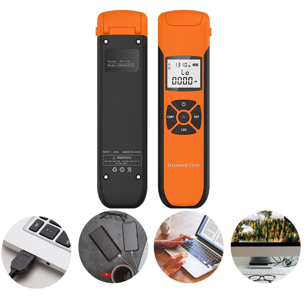 G10 High Precision Optical Power Meter Rechargeable Optical Power Detection. 