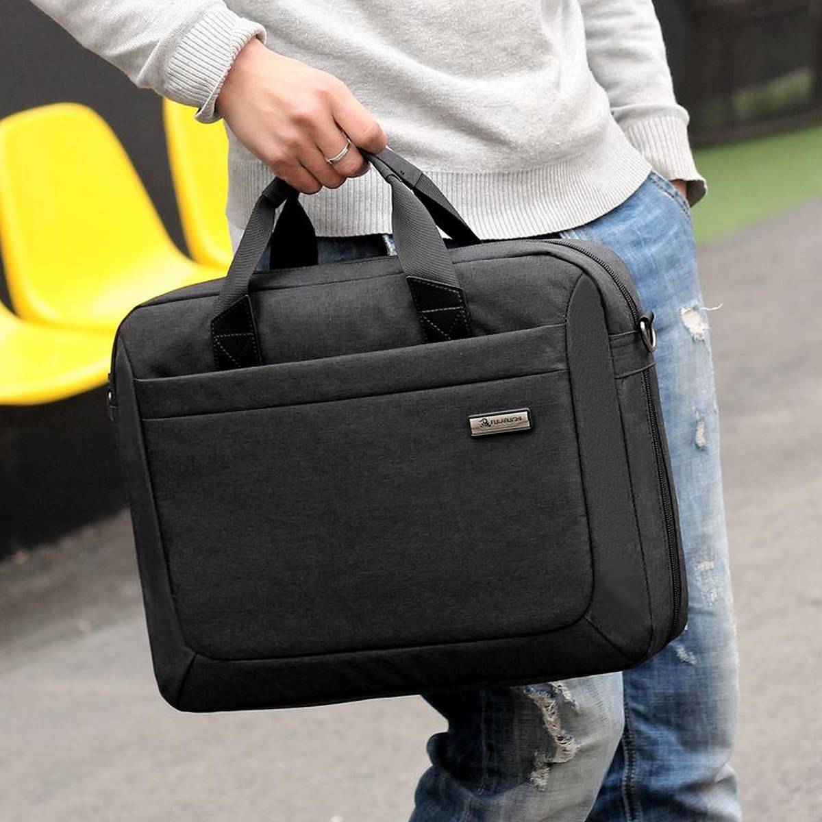 dual laptop messenger bolsa