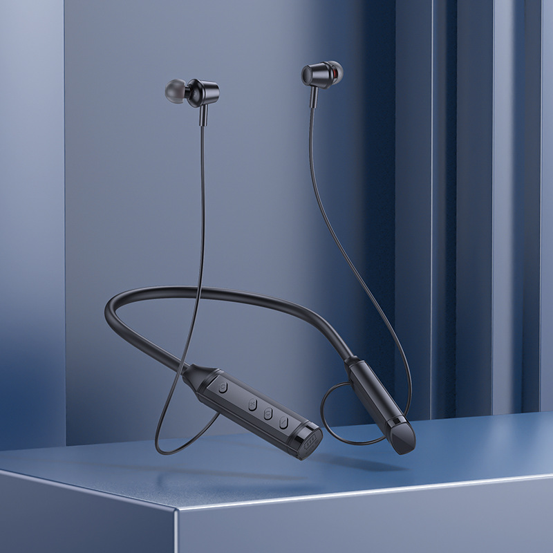 BOROFONE BE66 Morel Neck-Hanging Bluetooth Headset Support Chinese and English Prompt Tone Bluetooth Listening. 