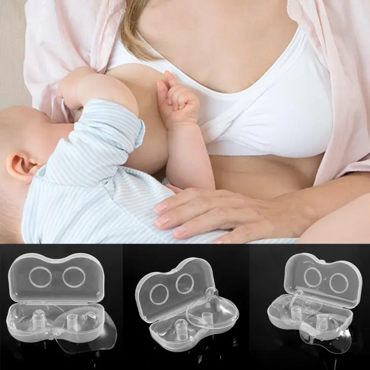 Optimal Pricing boboduck natural fit silicone nipple shields, silicone  nipple covers breastfeeding 