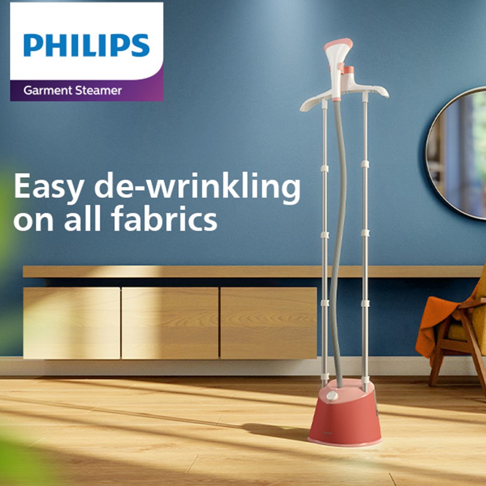 Philips STE1020/40 Double Pole Garment Steamer | 1800 Watt. 