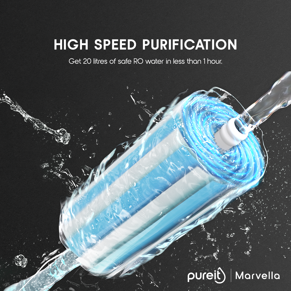 Pureit Marvella RO+UV+MF | 8 Litre | 7 Stages Purification. 