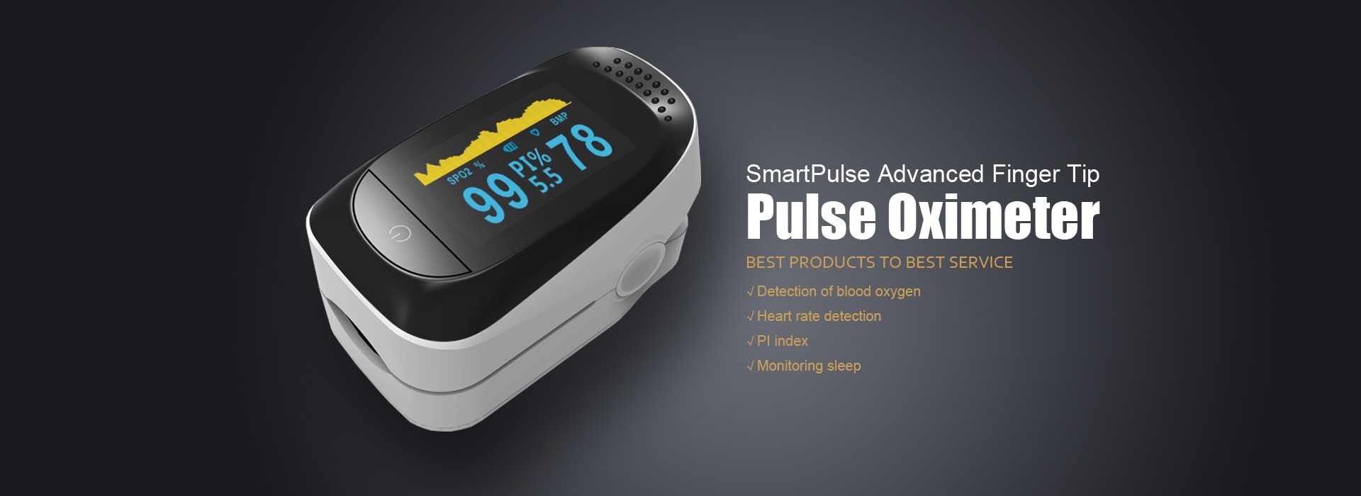 100% Original IMDK C101A2 FDA & CE Certified Fingertip Pulse Oximeter