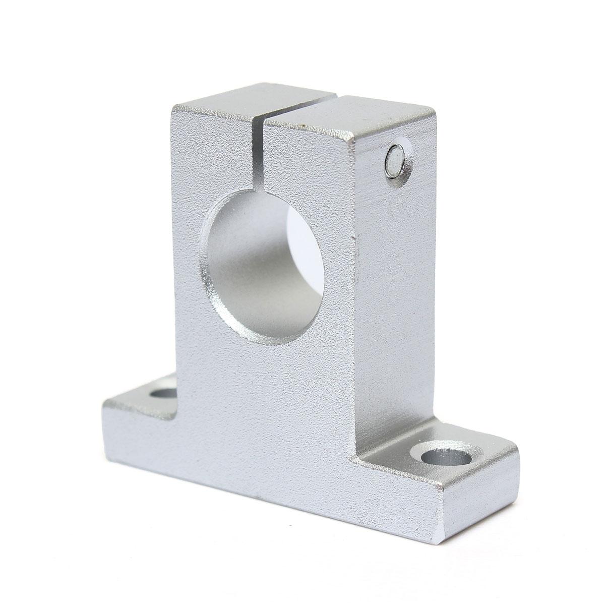 16mm SK16 Motor Chrome Linear Rail Shaft Guide Support Bracket / Bearing Step