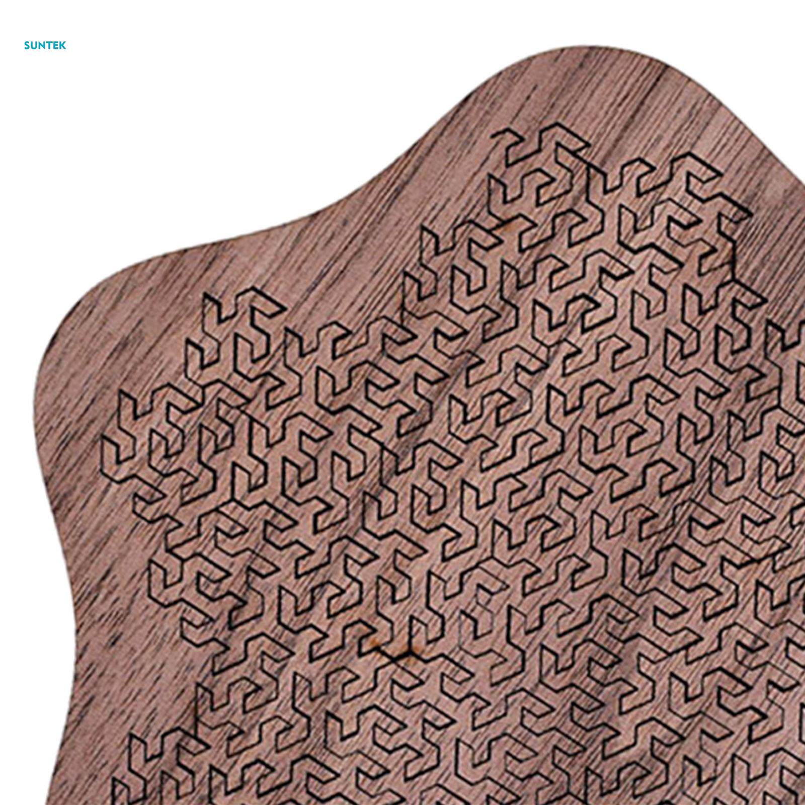 Torched Mind Bending Wooden Jigsaw Puzzle Hexagonal Puzzle for Adults Kids Hexagon. 