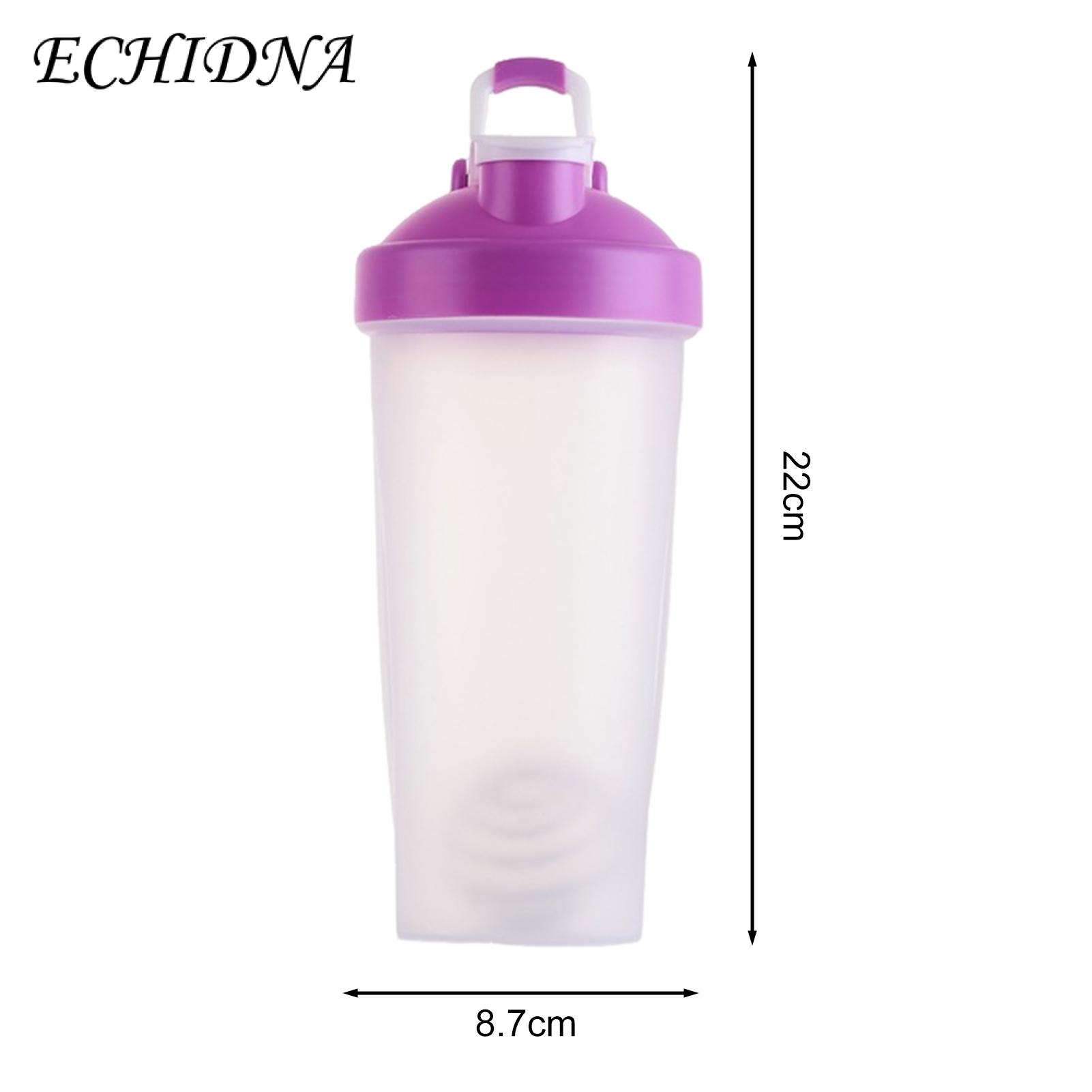 Smoothie Shaker Bottle 600ml Protein Shaker Bottle with Wire Whisk Ball Bpa-free Secure Shaker Cup Food Grade Mixer Bottle with Handle Best Shaker for Fitness Enthusiasts Bpa-free Shaker. 