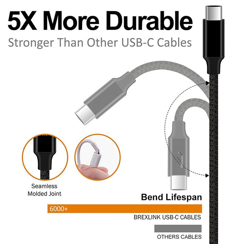 【happy one】Nylon USB Type C USB type-c USBs Faster Charging for Huawei p10 Samsung Galaxy A6 2021 SM-A600F A6 Plus SM-A605G. 