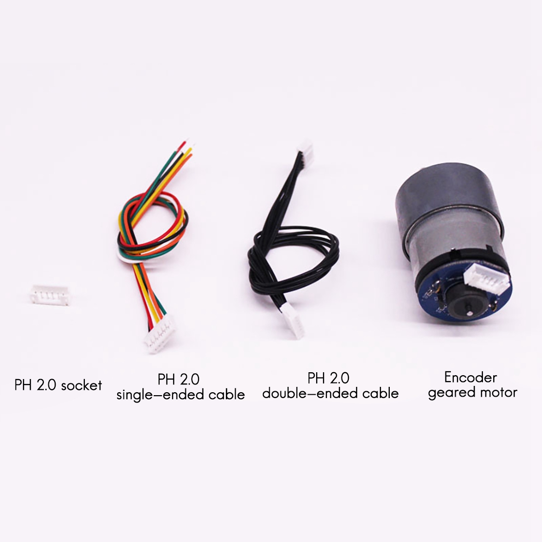 520 Encoder Geared Motor AB Dual-Phase DC Encoder Speed Measurement. 