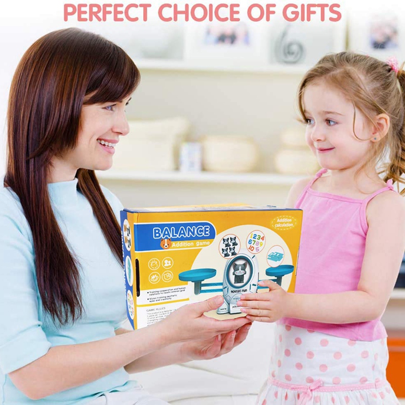 Balance Math Educational Toys Games for Kids Preschool Activities Learning Toys for Toddler Boys Girls(B). 