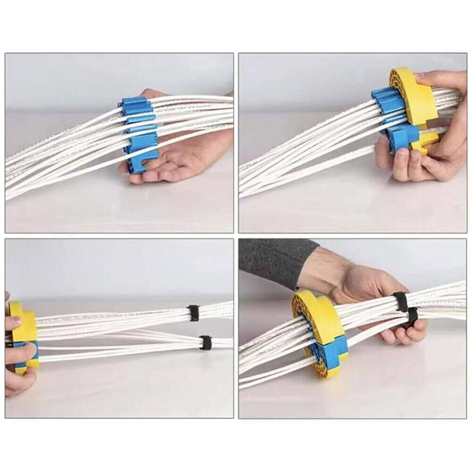 GC Wire Comb Wire Organizing Tool Prevent Entanglement Data Cable Comb Universal For CAT5 CAT6 Cable Management. 