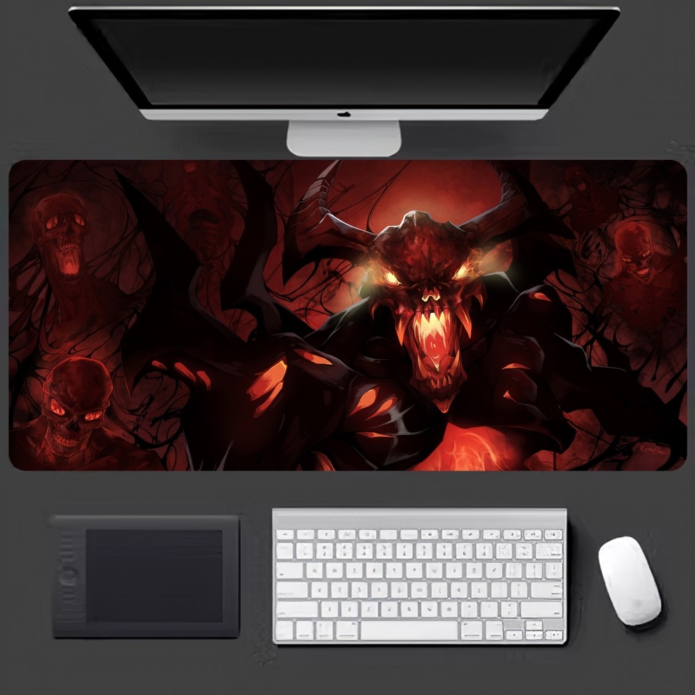 Game Dota 2 Mousepad Large Gaming Compute Gamer PC Keyboard Mouse Mat. 