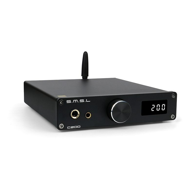 SMSL C200 USB DAC ES9038Q2M Headphone Amp OPA1612A*4 TRS Balanced 4.4mm 6.35mm Output Bluetooth 5.1 HiFi Decoder For PS4 PS5. 