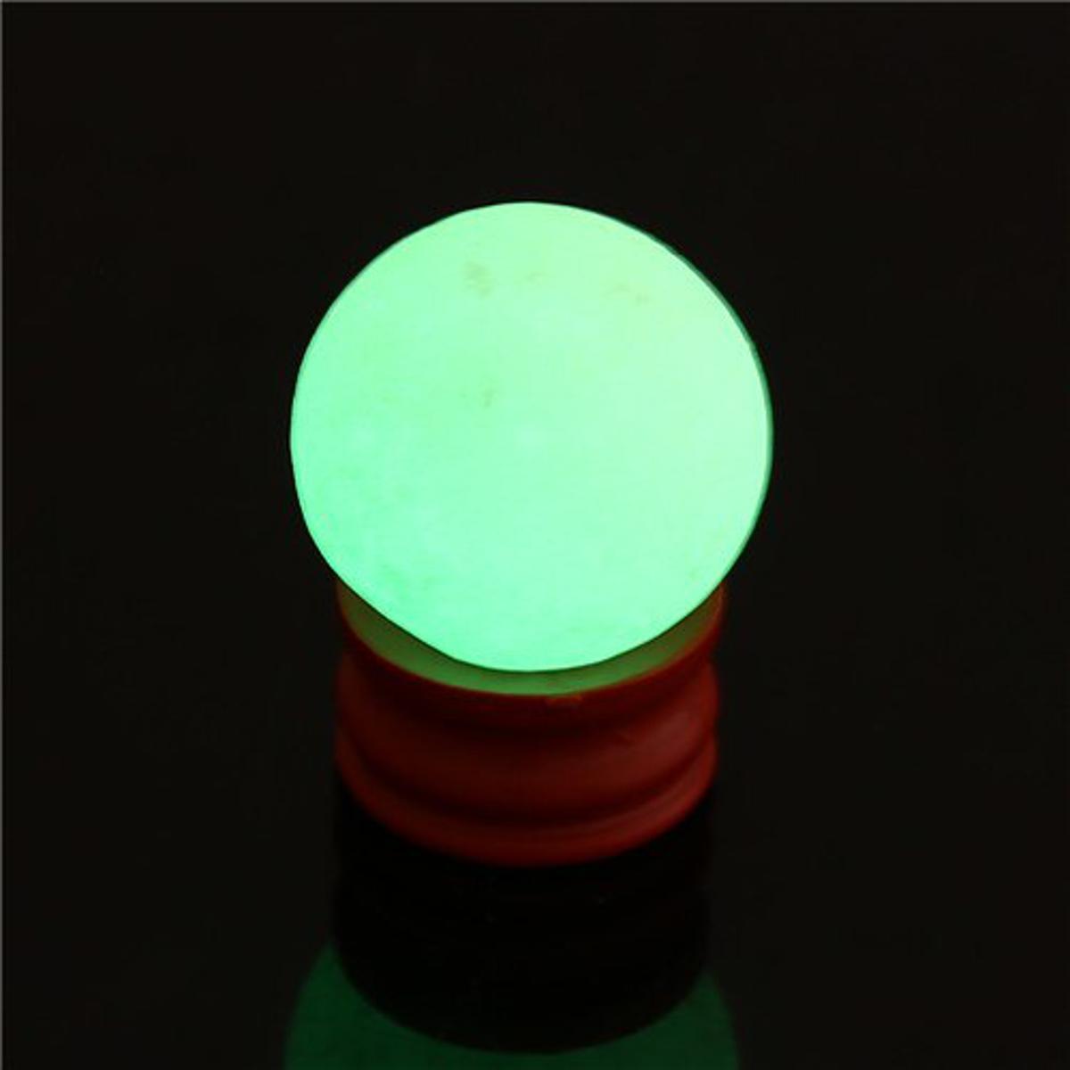 【Hey my home】35mm Natural Stone Green Glow in the Dark Calcite Glow Luminous Crystal Ball With Base The Dark Round Ball Hot