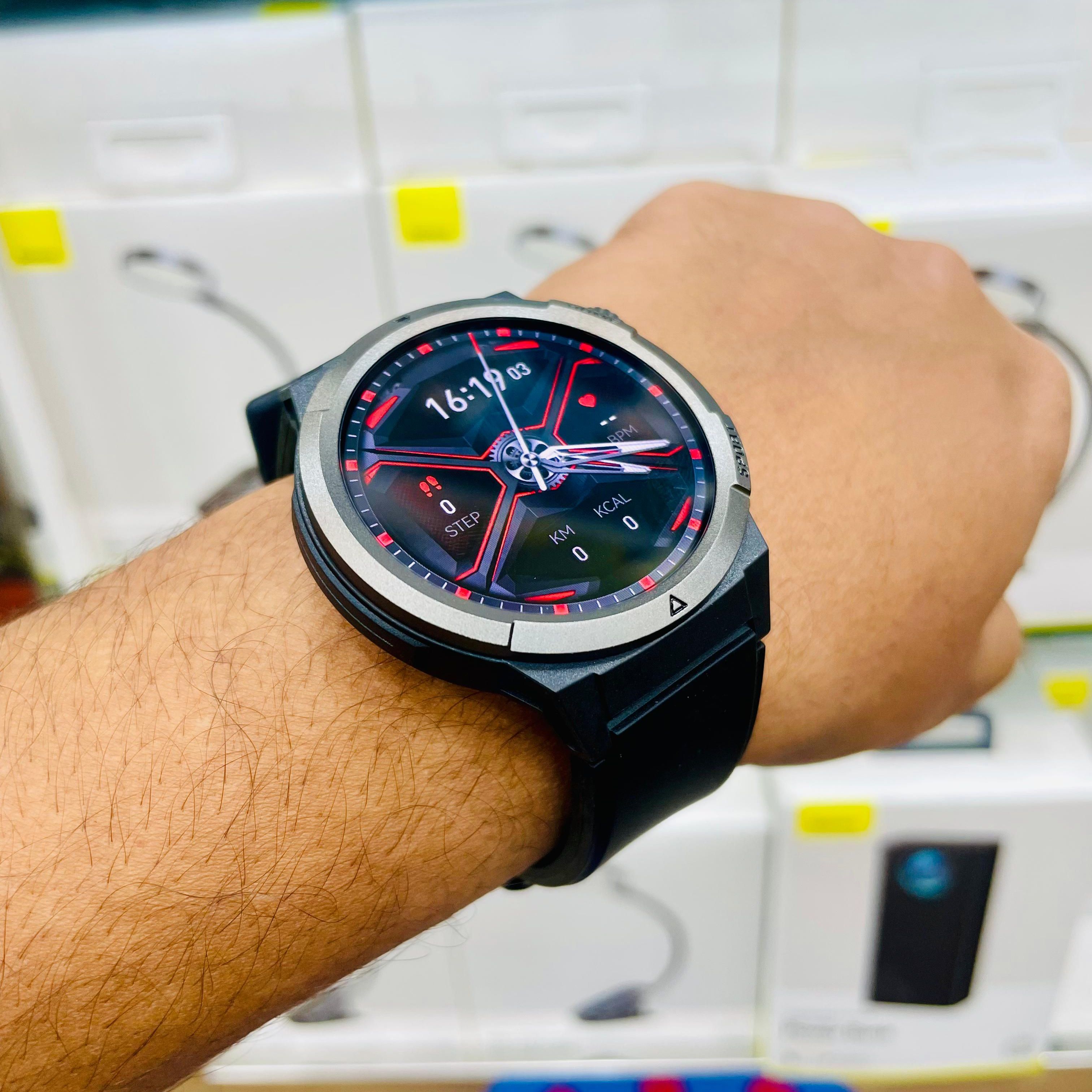 QCY Active GX Smartwatch, AOD AMOLED Display, Bluetooth Calling, Waterproof, App Connectivity, Sports Smart Watch. 