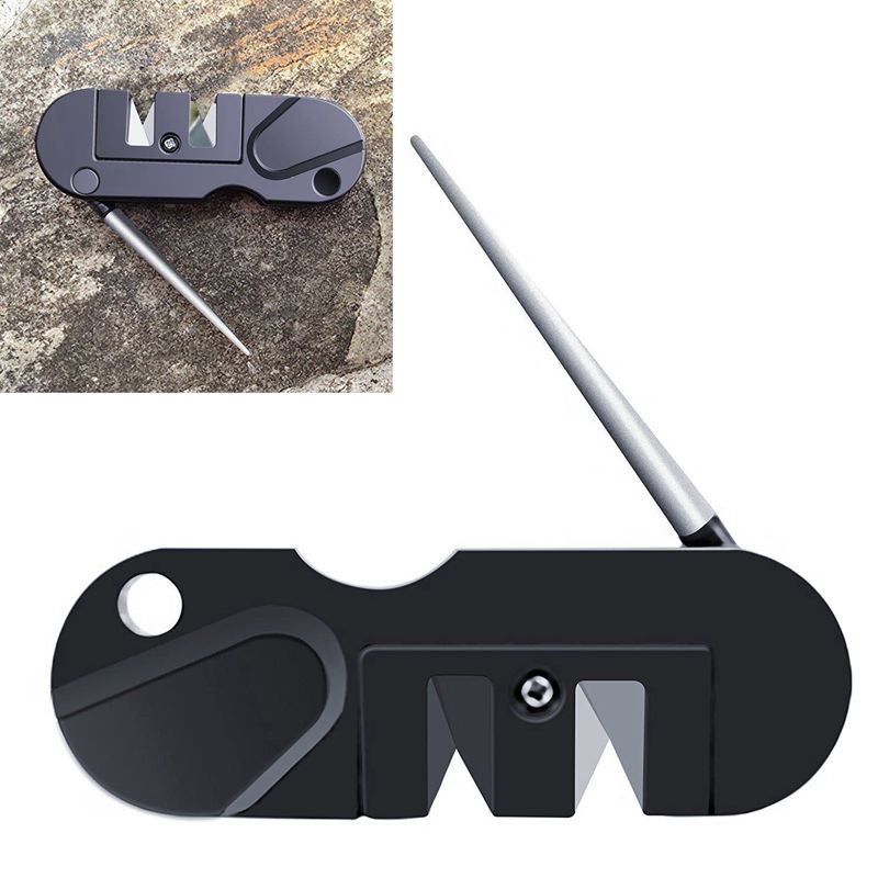 Recommended Products Portable Mini Knife Multifunction Sharpener, Steel Outdoor EDC Mini Tool Sharpener. 