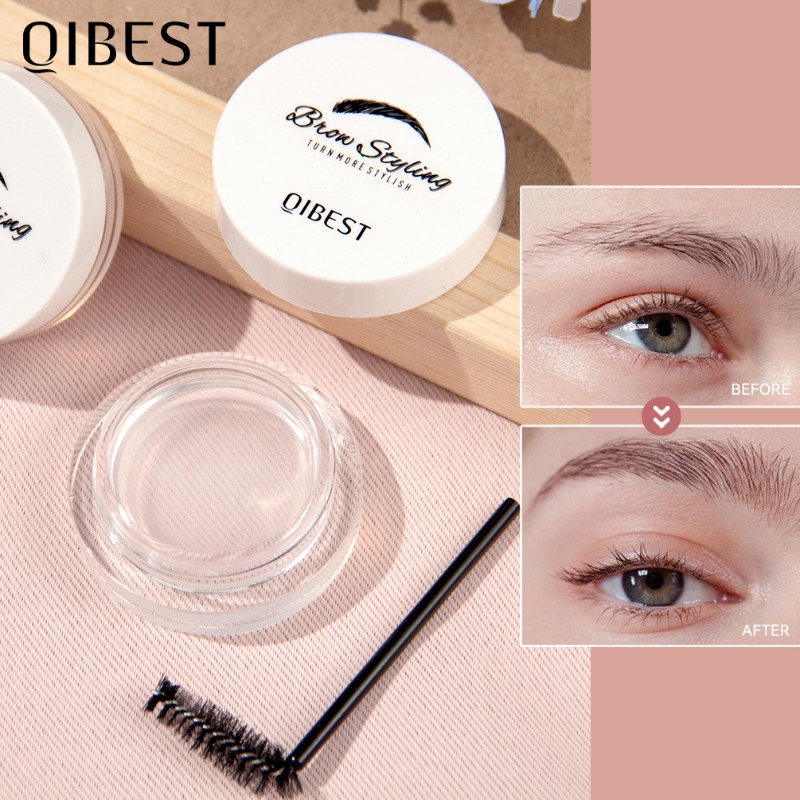 Transparent Eyebrow Styling Wax Quick-dry Waterproof Brow Pomade Setting Cream Natural Wild Eyebrow Eyelash Sculpt Soap Cosmetic. 