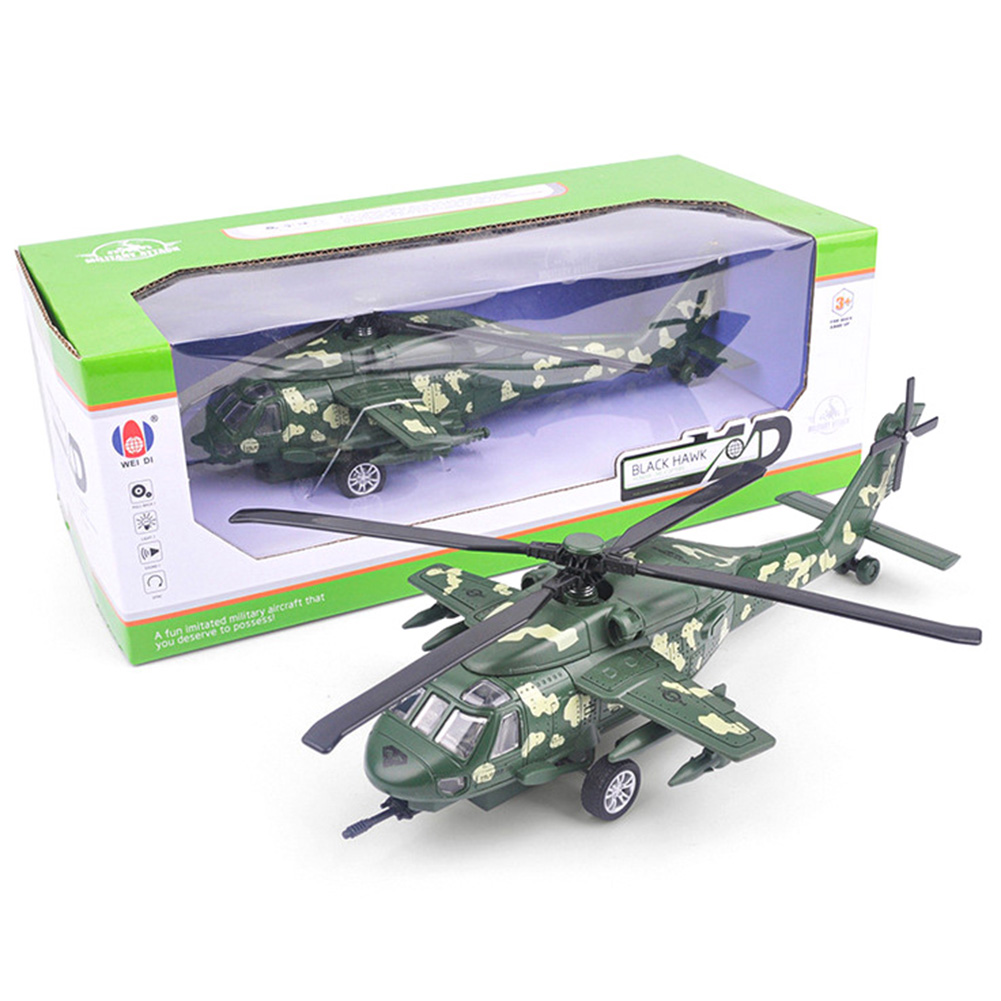 Black best sale helicopter toy