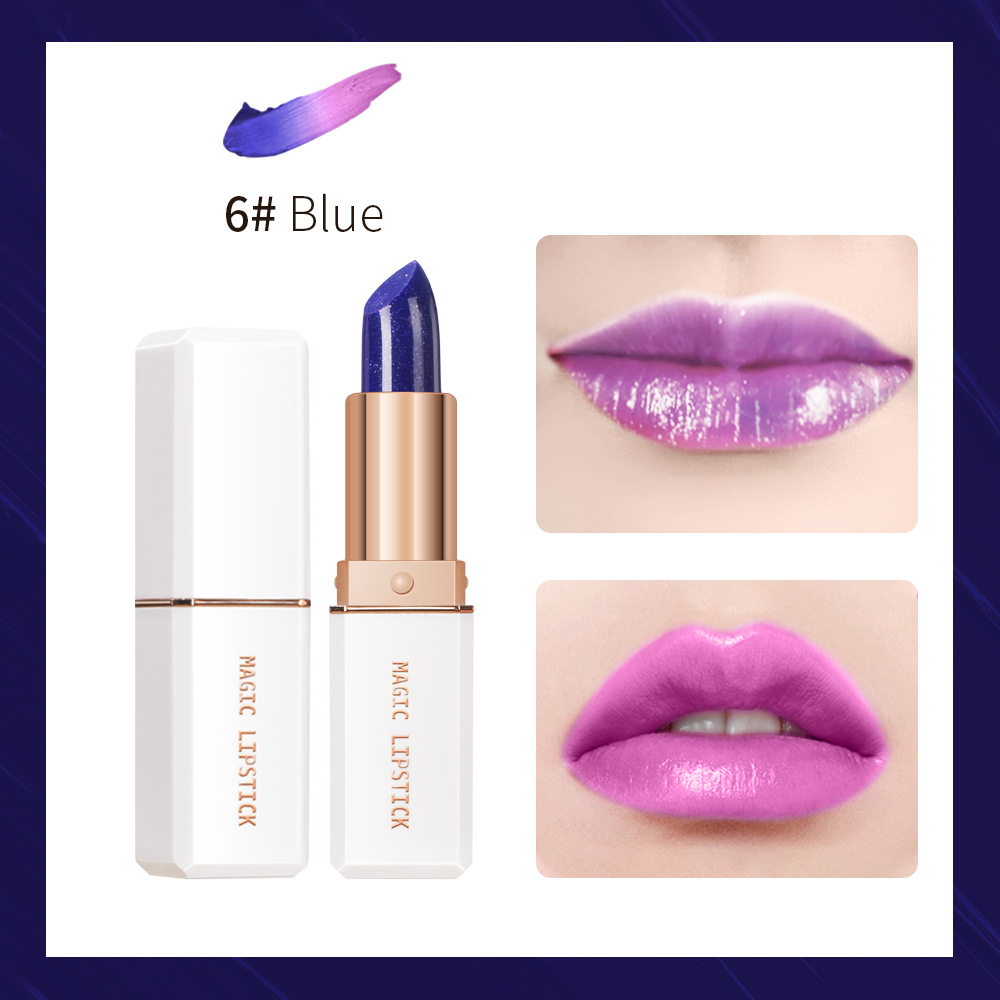 Cross-border color-changing lipstick waterproof lipstick non-stick cup thousands of colors magic warm moisturizing long-lasting lipstick