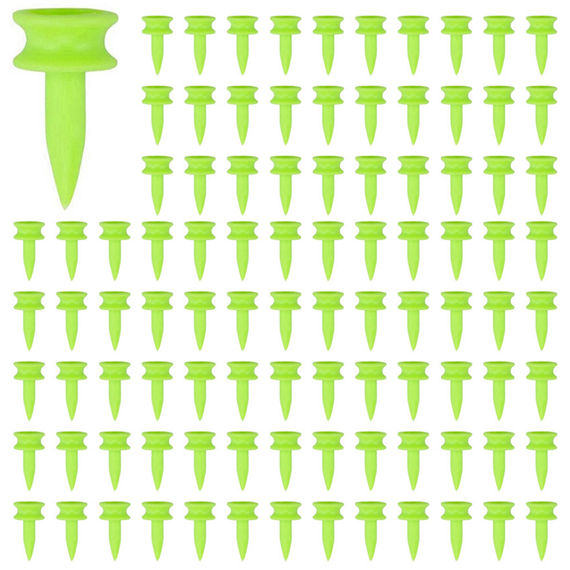 Golf Tees 0.86 Inch 500 Count Plastic Golf Castle Small Tees(Green)