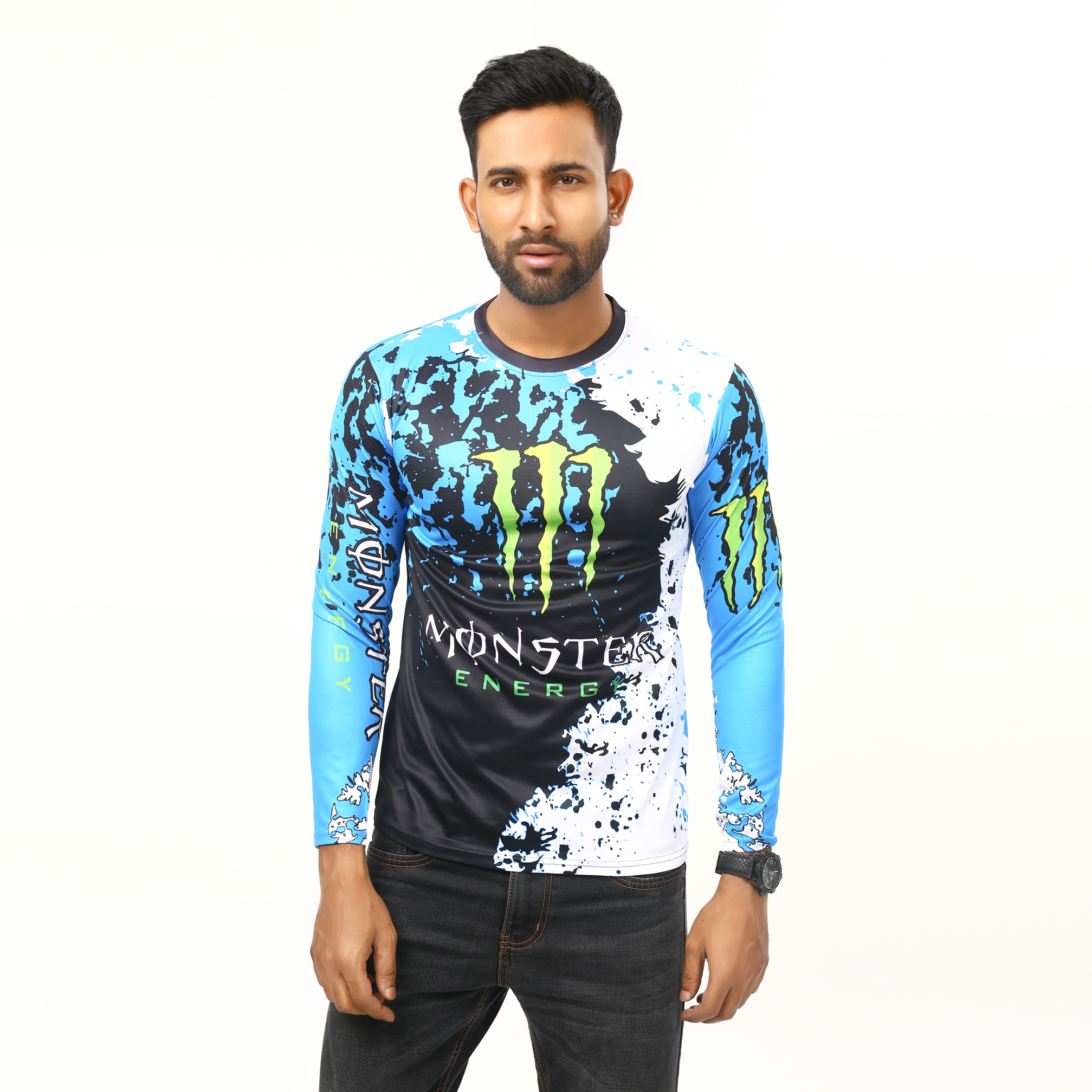 Monster Full Sleeve Four Part Jersey For Men 2023