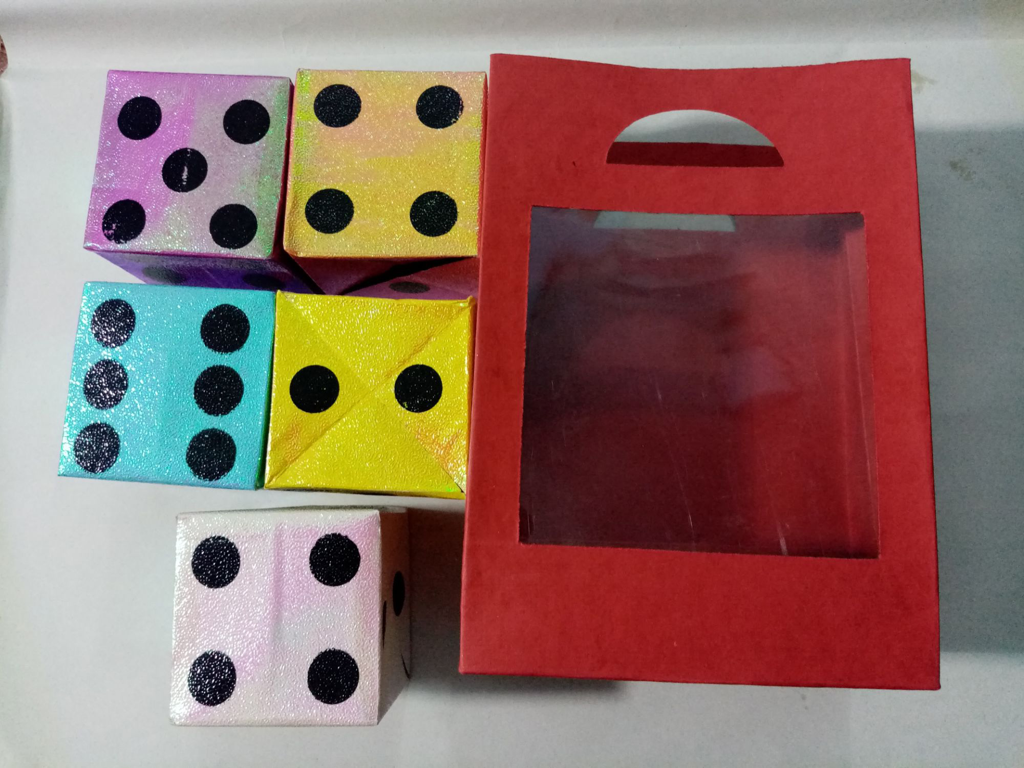 magic dice production box,magician props.. 