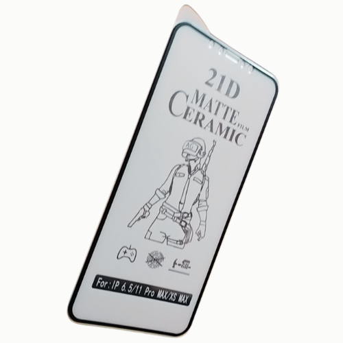 Matte Ceramic Film Screen Protector I iPHONE XS MAX / iPHONE 11 PRO MAX I Unbreakable Flexible Ceramic Matte Finishing Display Protector (Not a GLASS). 
