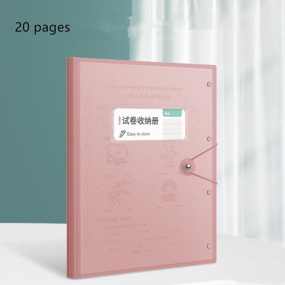 （New）60 Page Data Book Information Booklet tationery Large Capacity File Folder A3 File Bag Large Folder Data Book. 