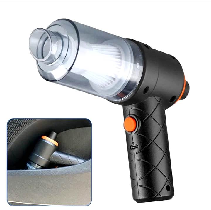 High Power Vacuum Cleaner, Mini Cordless, 6000PA Strong Suction, Rechargeable Portable Dust Collector, for Cars, Keyboard Gaps