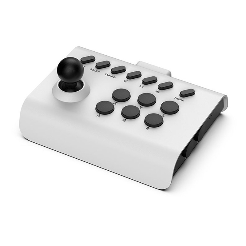 Wireless Joystick Controller Arcade Fighting Game Fight Stick Gaming Joystick Parts Accessories for ///Switch/PC/Android Black. 