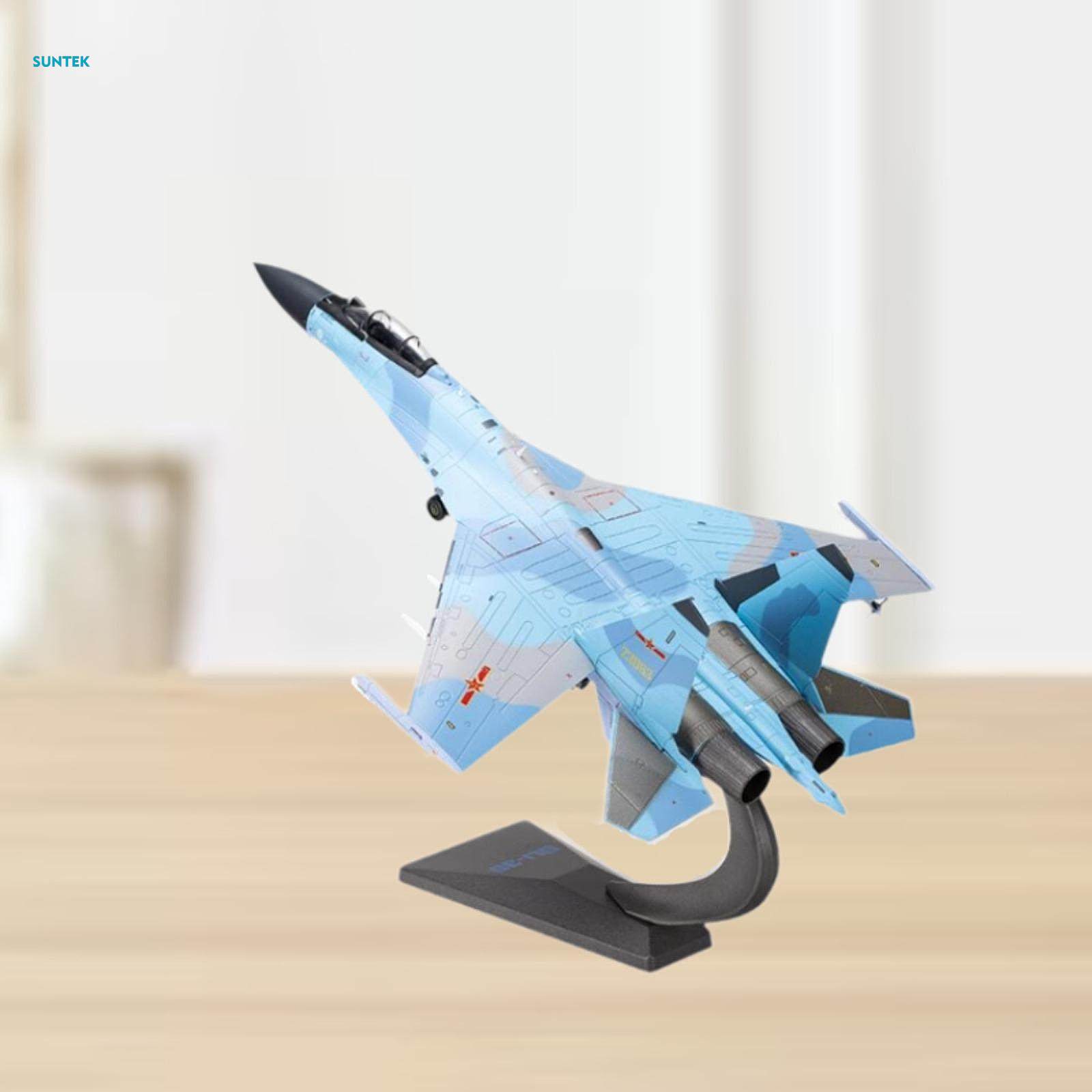 1:72 SU35 Airplane Model with Display Stand for Tabletop Home TV Cabinet. 