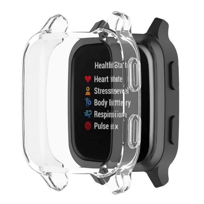 Protection Case For Garmin Venu SQ Smart Watch Plating TPU Soft Cover Full Screen Protector Shell For Garmin Venu Sq 2 Case. 