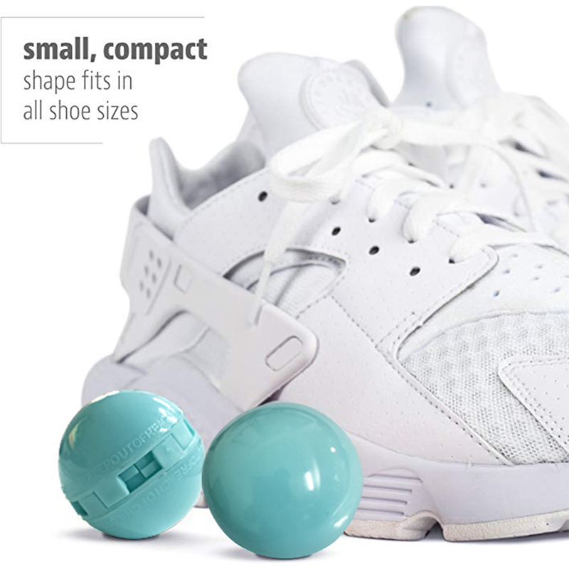 1 Pair Deodorizer Balls Sneaker Perfume Balls For Shoes Gym Bag, Locker And Cars Deodorizer Neutralizing Odor Shoe Freshener. 