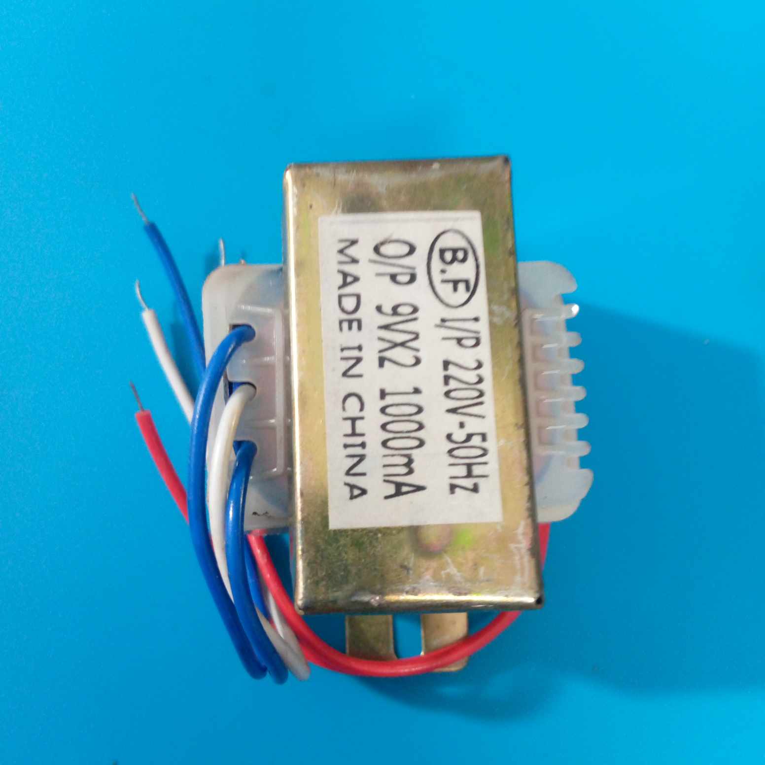 1Amp 9V Transformer 9V-0-9V 1000mA Input AC 220V 50Hz Output DC 9V Volt 1A Step Down Transformers For Power Supplies Adapters Electronics Project DIY. 