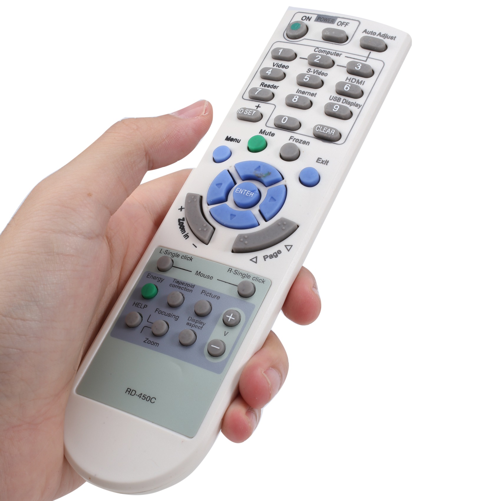 Projector Remote Control for NEC Projector NP100 NP110 NP115 NP1200 NP210 NP215 NP216 NP2200 NP300+ NP305 NP310. 