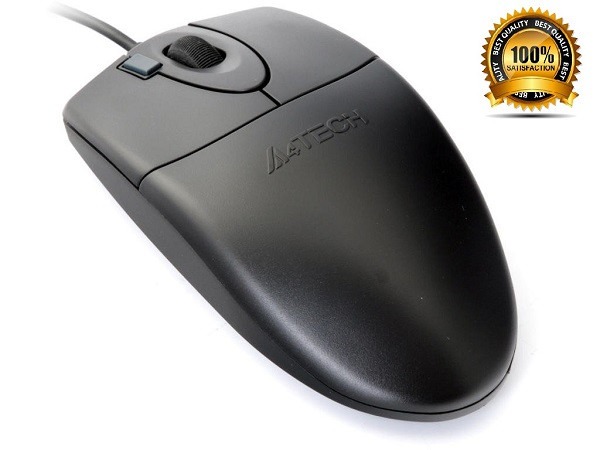 A4.tech OP-620D Wired Optical Mouse - 2x Click Button - 1000 DPI - For PC/Laptop - Black. 