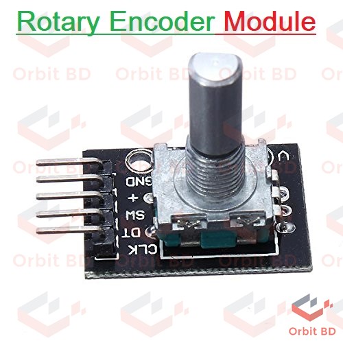 Rotary Encoder Module Arduino Compatible 360 Degree Rotating Encoder KY-040 For AVR PIC Brick Sensor Switch Development Board KY-040. 