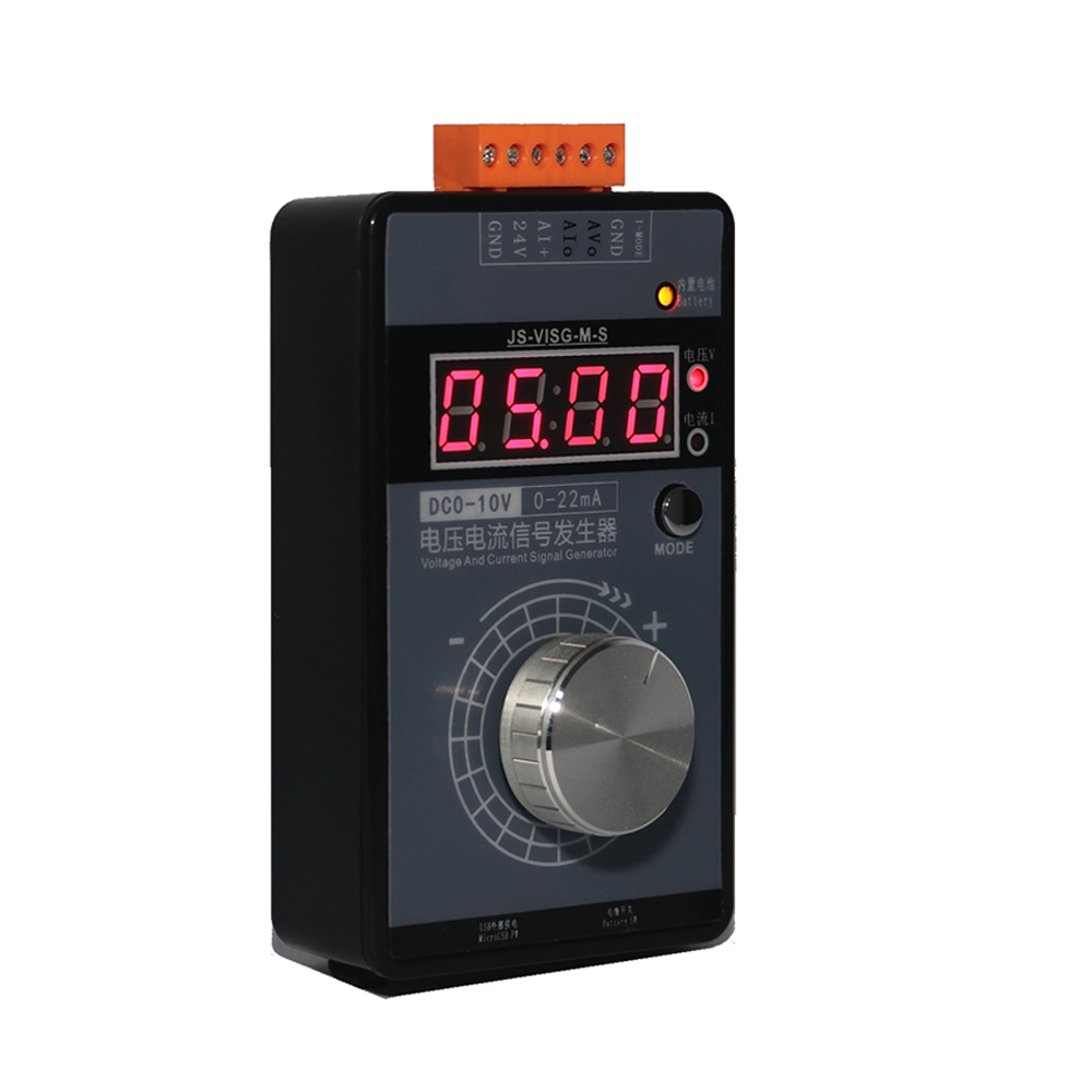 Portable High Accuracy 0-5V 0-10V 4-20mA Signal Generator Pocket Adjustable Voltage Current Simulator Calibrator. 