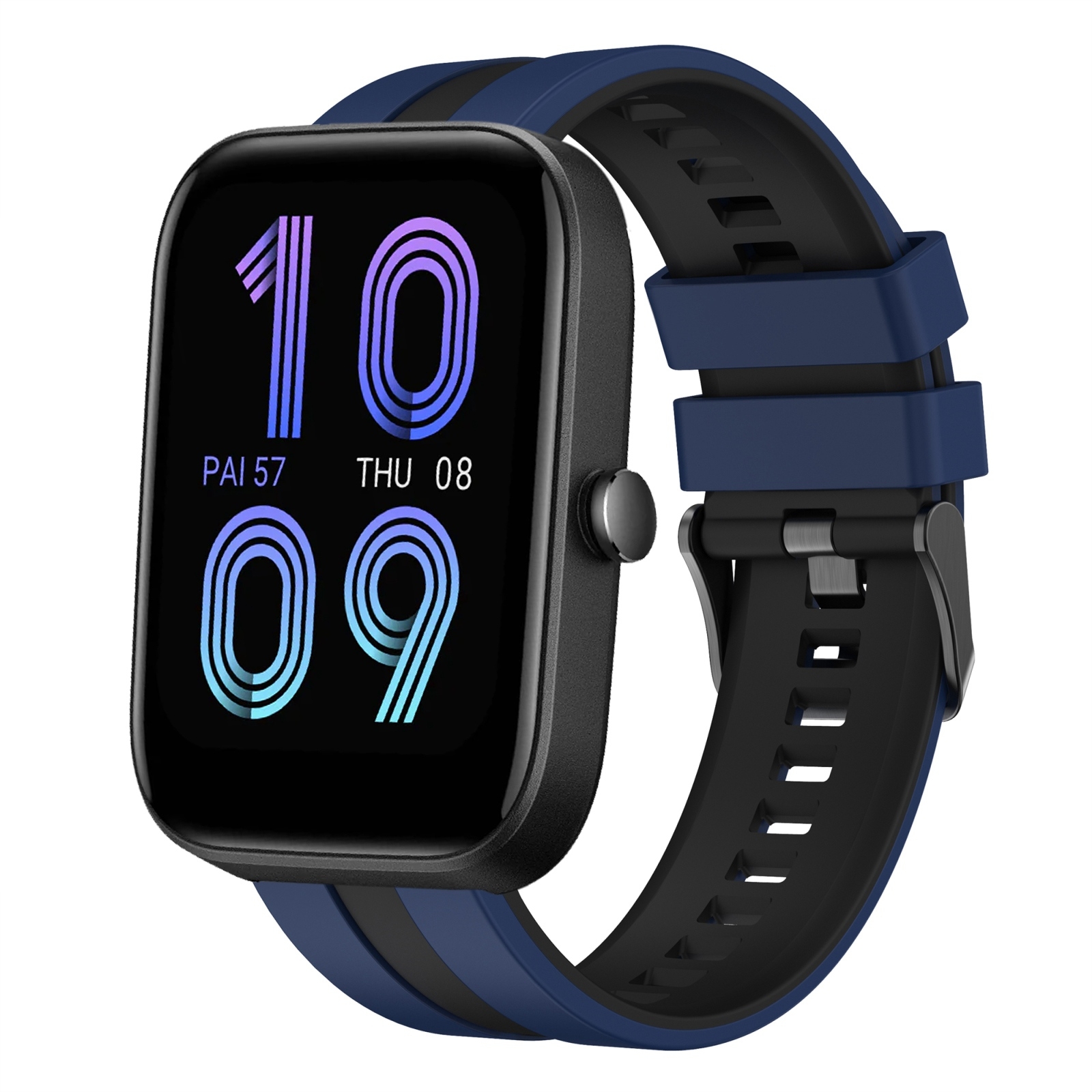 (New) 20mm Two-Color Sports Silicone Watch Band For Amazfit Bip3
