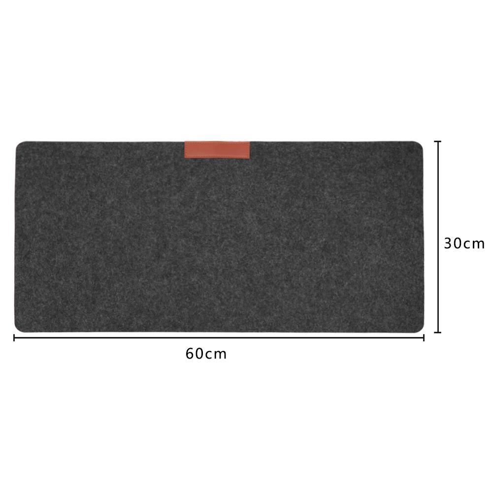 Office Computer Desk Table Mat Keyboard Mouse Pad Felt Laptop Cushion. 
