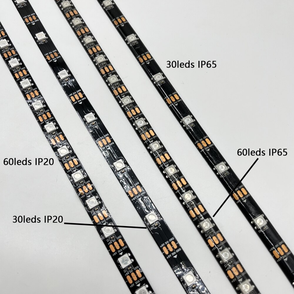 WS2812B RGB LED Strip 5V 3 Pin Addressable LED Headers PC for ASUS AURA SYNC   MSI Mystic Light Sync   GIGABYTE RGB Fusion 2.0. 